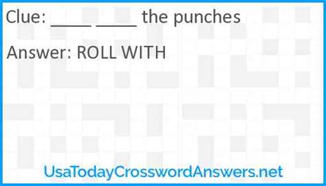 The Crossword Solver found 30 answers to "Punches cockney dukes (5)", 5 letters crossword clue. . Punches crossword clue